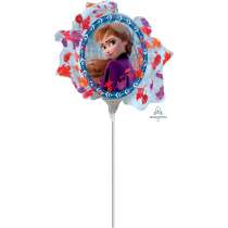 Palloncino in Foil 14" Mini Shape Specchio Frozen "Frozen II" Frozen