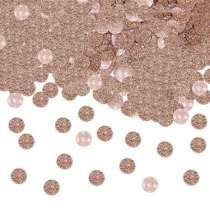 Confetti in Plastica Tondi Glitter Rose Gold 20gr Confetti Tondi