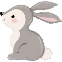 Palloncino in Foil 36" Super Shape Coniglio "Woodland Bunny" Animali Grabo