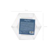 Piatto di Carta 18cm Blu Fiordaliso Happy Birthday Iridescente 6pz Happy Birthday Fiordaliso