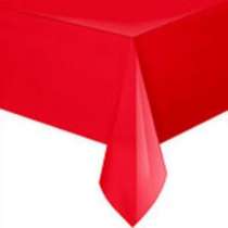 Tovaglia di Plastica 137x274cm Rossa Rosso "Red"