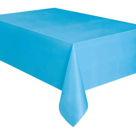 Tovaglia di Plastica 137x274cm Celeste Celeste "Light Blue"