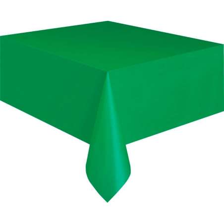 Tovaglia di Plastica 137x274cm Verde Smeraldo Verde "Green"