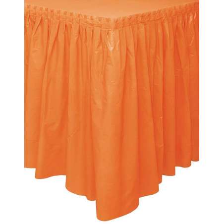 Gonnellina Girotavolo Adesiva di Plastica Arancione Arancione "Orange"
