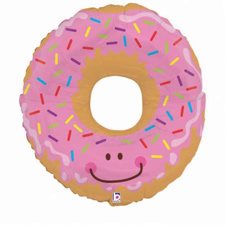 Palloncino in Foil 30" Super Shape Ciambella "Glazed Donut" Generici Grabo