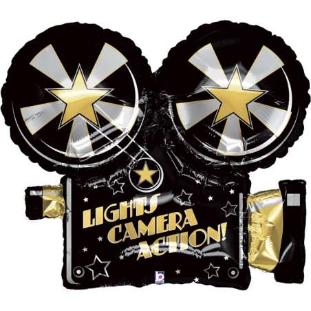 Palloncino in Foil 32" Super Shape Video Camera "Light Camera Action" Generici Grabo