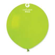 Palloncino in Lattice 19" G150 Verde Lime "Light Green 011" 50pz Gemar Standard 19" G150