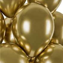 Palloncino in Lattice 6" AB80 Oro "Shiny Gold 088" 100pz Gemar Shiny "Round"