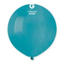 Palloncino in Lattice 19" G150 Turchese "Turquoise 068" 50pz Gemar Standard 19" G150