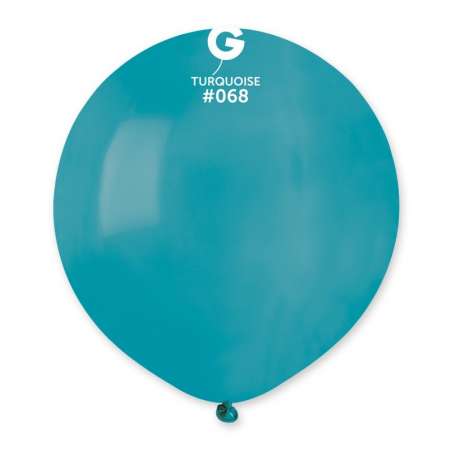 Palloncino in Lattice 19" G150 Turchese "Turquoise 068" 50pz Gemar Standard 19" G150