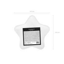 Piatto di Carta 18cm Sagomato Stella Rose Gold Metallizzato "Star" 6pz Rose-Gold
