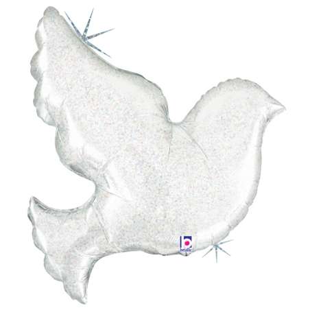 Palloncino in Foil 34" Super Shape Colomba "Dove" Animali Grabo