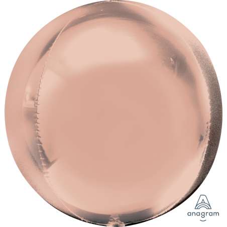 Palloncino in Foil 16" Orbz Rose Gold Sfere e Orbz