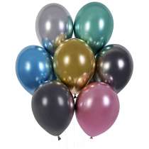 Palloncino in Lattice 13" GB120 Assortito "Shiny Assorted 082" 50pz Gemar Shiny "Round"