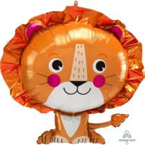 Palloncino in Foil 24" Super Shape Leone "Lion" Animali (Giungla e Bosco)