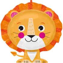Palloncino in Foil 24" Super Shape Leone "Lion" Animali (Giungla e Bosco)