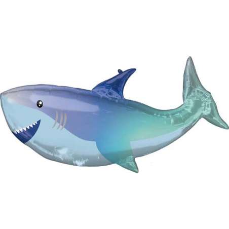 Palloncino in Foil 38" Super Shape Squalo "Shark" Pesci e Mare