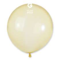 Palloncino in Lattice 19" G150 Crystal Giallo "Yellow 015" 25pz Gemar Crystal Tutte le Misure
