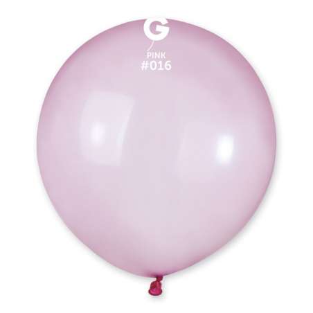 Palloncino in Lattice 19" G150 Crystal Rosa "Pink 016" 25pz Gemar Crystal Tutte le Misure