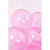 Palloncino in Lattice 19" G150 Crystal Rosa "Pink 016" 25pz Gemar Crystal Tutte le Misure