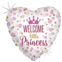 Palloncino in Foil 18" Nascita "Welcome Little Princess"
