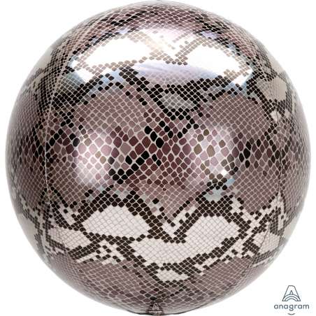 Palloncino in Foil 16" Orbz Stampato Pelle di Serpente "Animals Snake Print" Animal Print "Safari"
