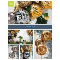 Palloncino in Foil 16" Orbz Stampato Pelle di Serpente "Animals Snake Print" Animal Print "Safari"