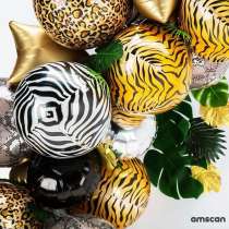 Palloncino in Foil 16" Orbz Stampato Pelle di Serpente "Animals Snake Print" Animal Print "Safari"