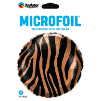 Palloncino in Foil 18" Stampato Tigre "Tiger Stripes Pattern" Animal Print "Safari"