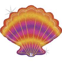 Palloncino in Foil 30" Super Shape Conchiglia "Seashell" Pesci e Mare Grabo