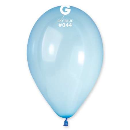 Palloncino in Lattice 13" G120 Crystal Blu "Sky Blue 044" 50pz Gemar Crystal Tutte le Misure