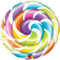 Palloncino in Foil 9" Mini Shape Lollipop Multicolor Dolci