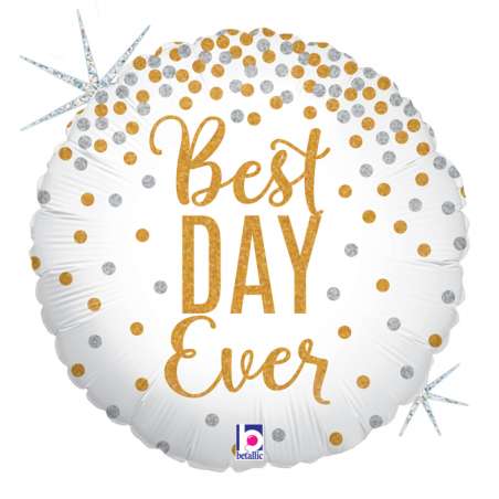 Palloncino in Foil 18" Miglior Giorno "Best Day Ever" Generici Grabo