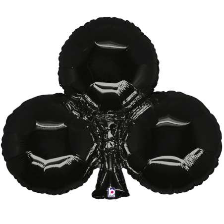 Palloncino in Foil 39" Super Shape Fiore Poker "Casinò Club" Natale e Capodanno Grabo