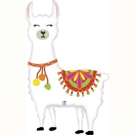 Palloncino in Foil 45" Super Shape Lama "Llama" Animali Grabo