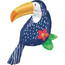 Palloncino in Foil 37" Super Shape Tucano Tropicale "Tropical Jungle" Tucano "Toucan"