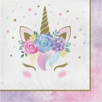 Tovagliolo di Carta 33x33cm Unicorno "Unicorn Baby" 16pz Unicorno "Unicorn"