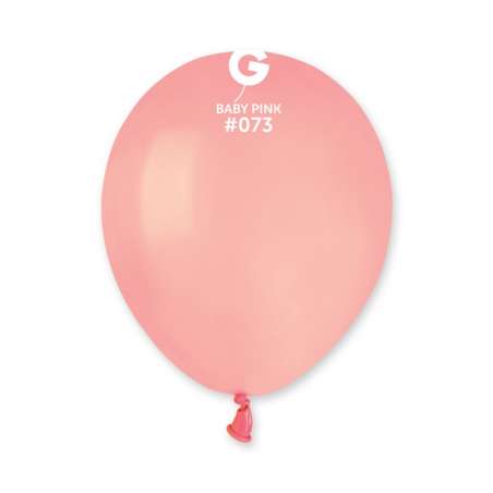 Palloncino in Lattice 5" A50 Rosa Baby "Baby Pink 073"100pz Gemar Standard 5" A50