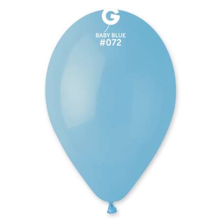 Palloncino in Lattice 12" G110 Celeste Baby "Baby Blue 072" 100pz Gemar Standard 12" G110
