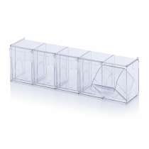 Set di Contenitori Ribaltabili in Plastica 5pz Articoli Tecnici
