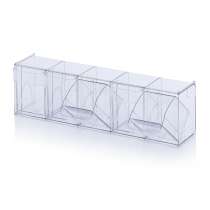 Set di Contenitori Ribaltabili in Plastica 5pz Articoli Tecnici