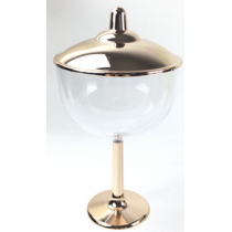 Coperchio di Plastica per Coppe e Calici Rose Gold Metallizzato Contenitori per Confettate