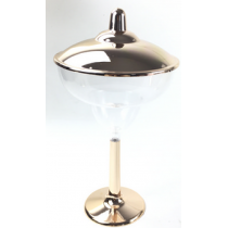 Coperchio di Plastica per Coppe e Calici Rose Gold Metallizzato Contenitori per Confettate