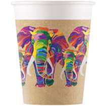Bicchiere di Carta 200ml Compostabile Elefante "Elephant" 8pz Elefante "Elephant"