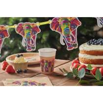 Bicchiere di Carta 200ml Compostabile Elefante "Elephant" 8pz Elefante "Elephant"