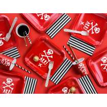 Set di Posate in Legno Nero "Wooden Cutlery" 18pz Posate di Legno