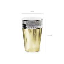 Bicchiere di Carta 220ml Oro Metallizzato "Gold" 6pz Oro "Gold"
