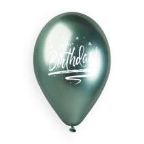 Palloncino in Lattice 13" GBS120 Shiny Assortito con Scritta "Happy Birthday" 25pz Gemar Compleanno "Birthdays"