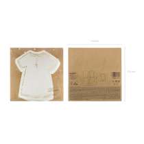 Tovagliolo di Carta 28x32cm Sagomato Tunica Comunione 20pz Accessori Tavola Comunione