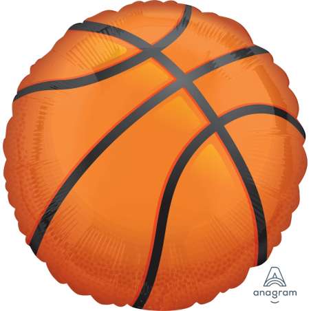 Palloncino in Foil 28" Super Shape Palla da Pallacanestro "Basketball" Basket